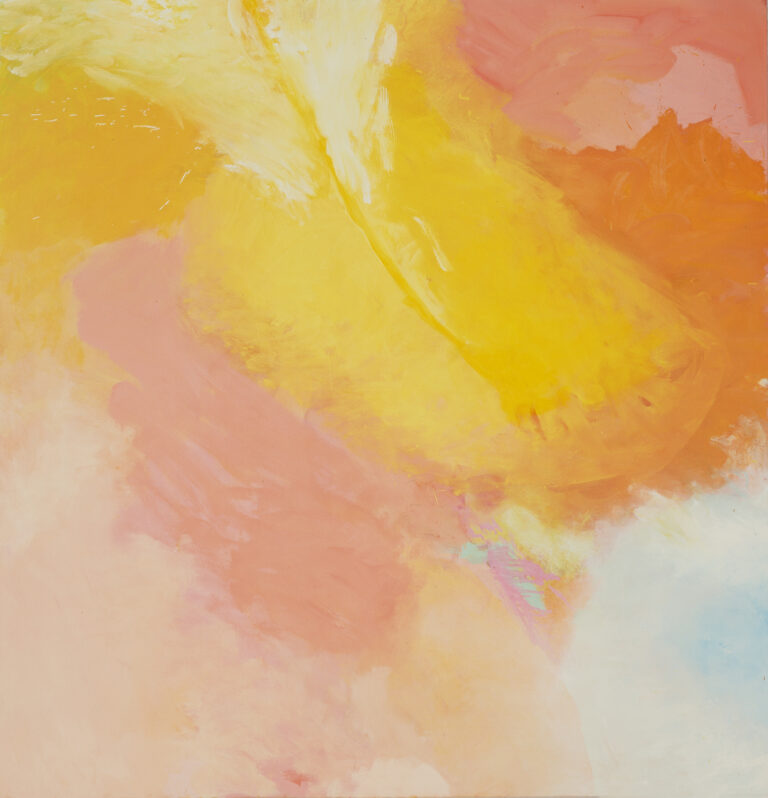 Claudia Liedtke, 1995, Bettbild, 120 x 110cm, Oil on canvas, Berlin