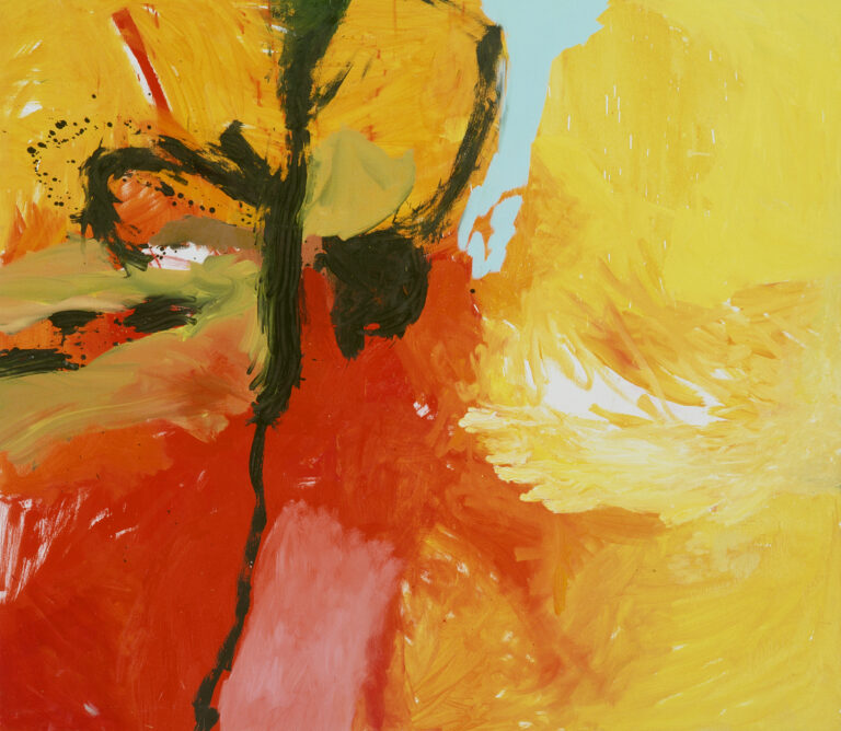 Claudia Liedtke, 1995, Blume, 110 x 128 cm, Oil on canvas, Berlin