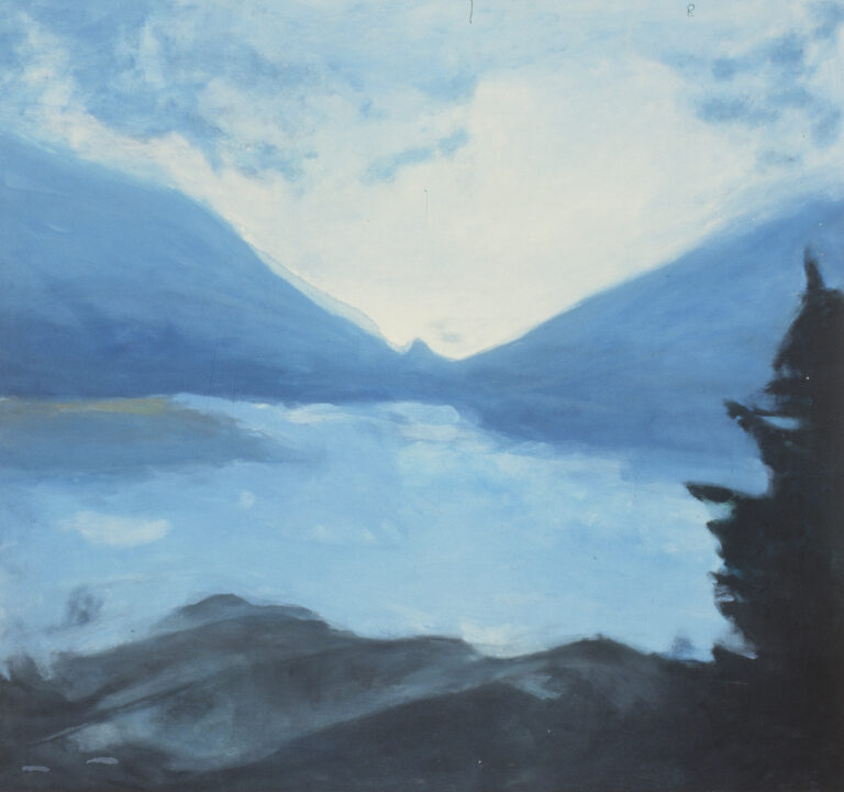 Claudia Liedtke, 1997, Zakopane Wolkenmeer, Oil on canvas, 130 x 140 cm, Berlin