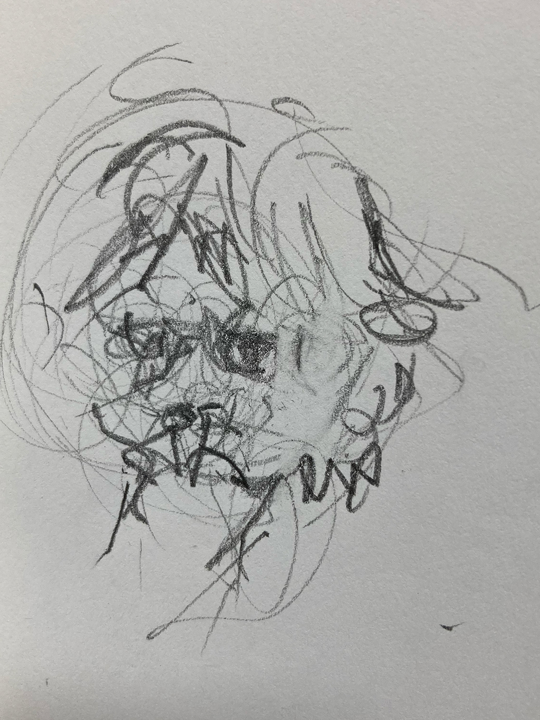 Claudia Liedtke, B Cafe San Marco, Triest, 2024, Pencil